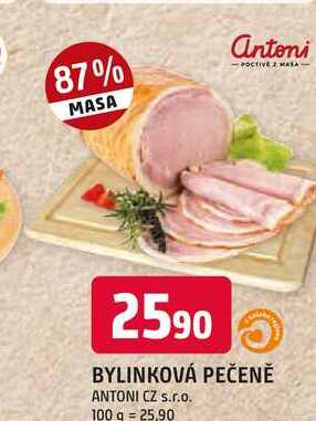 BYLINKOVÁ PEČENĚ ANTONI 100g