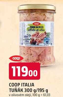 COOP ITALIA TUŇÁK 300 g/195 g 