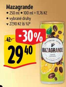 Mazagrande, 250 ml  