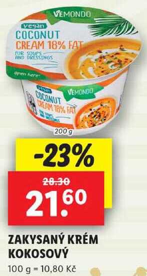 ZAKYSANÝ KRÉM KOKOSOVÝ, 200 g