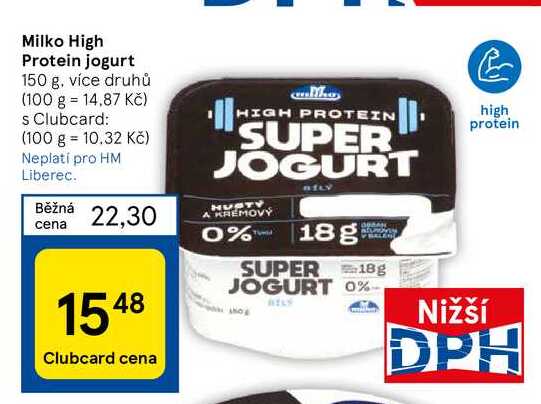 Milko High Protein jogurt 150 g