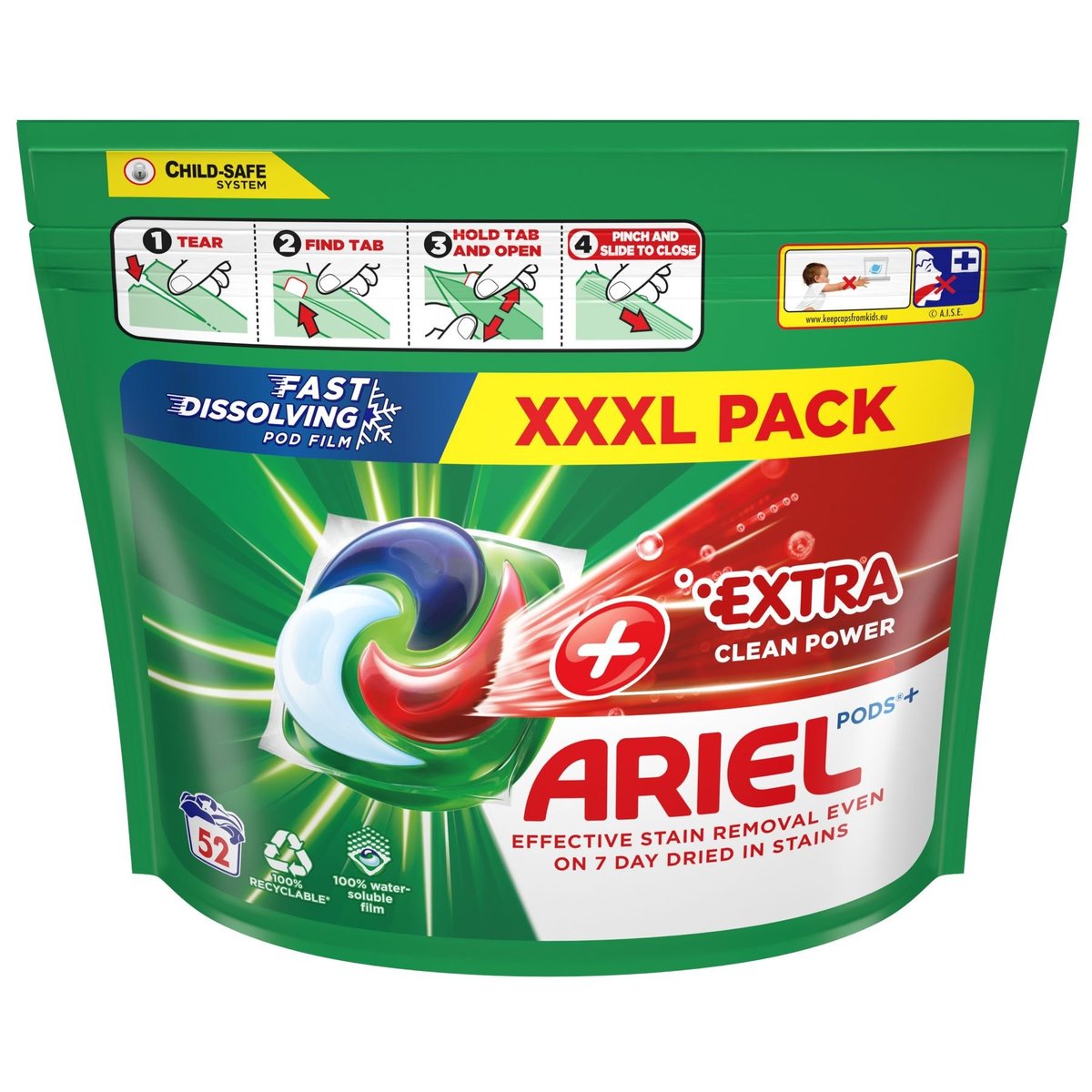 Ariel + Extra Clean kapsle na praní