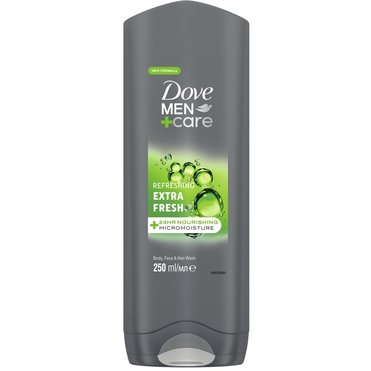 Dove Men+Care Extra Fresh sprchový gel na tělo a obličej pro muže