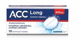 ACC® LONG 600 mg 10 šumivých tablet