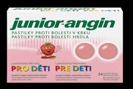 Junior‑ angin pastilky pro děti 24 pastilek
