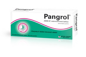 Pangrol® 20 000 IU 50 enterosolventních tablet