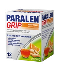 Paralen® Grip horký nápoj pomeranč a zázvor 12 sáčků