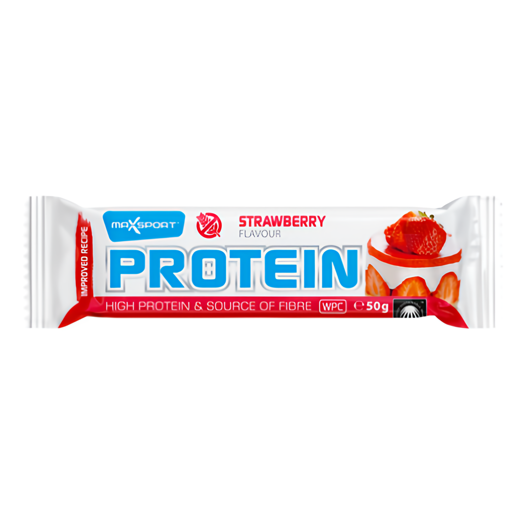 Max Sport  Proteinová tyčinka s jahodovou příchutí