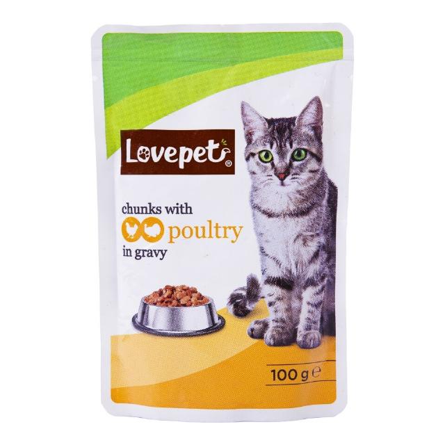 Lovepet Kapsa pro kočky drůbeží