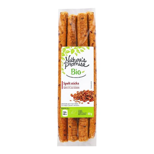 Nature's Promise Bio Tyčinky špaldové len