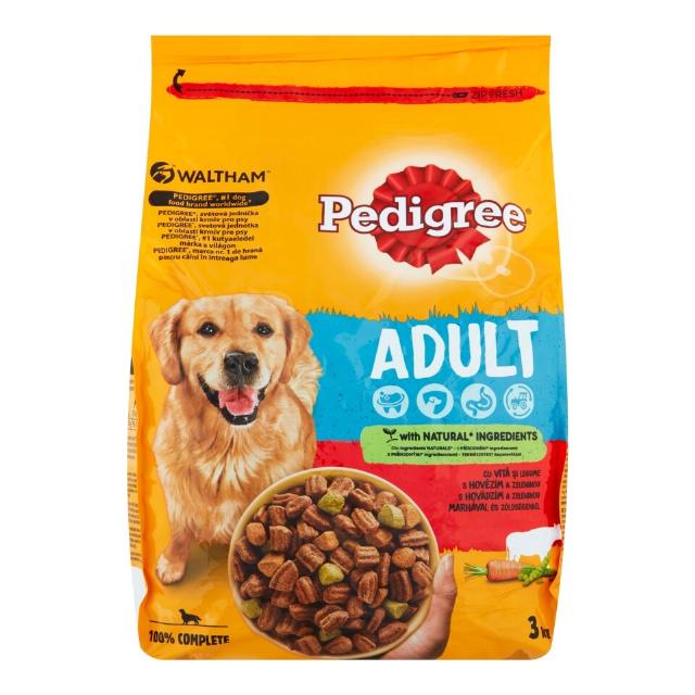 Pedigree Adult granule s hovězím a zeleninou
