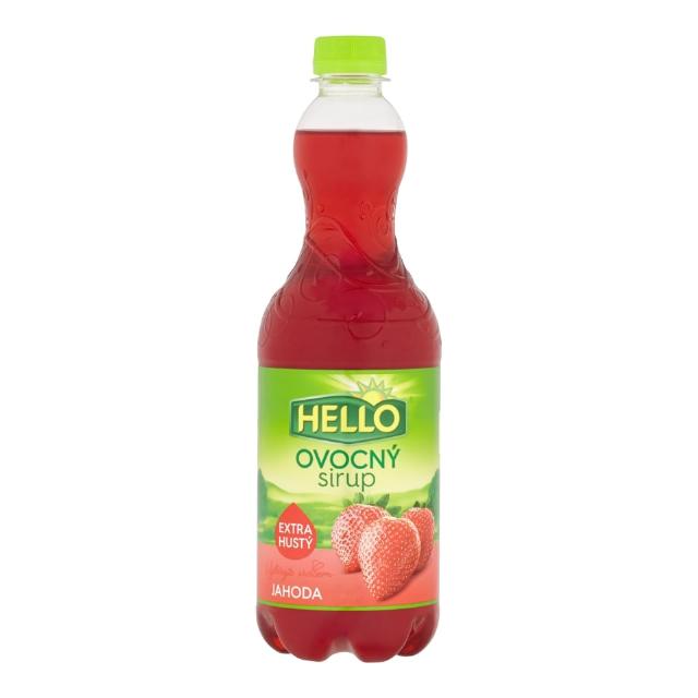 Hello Ovocný sirup jahoda