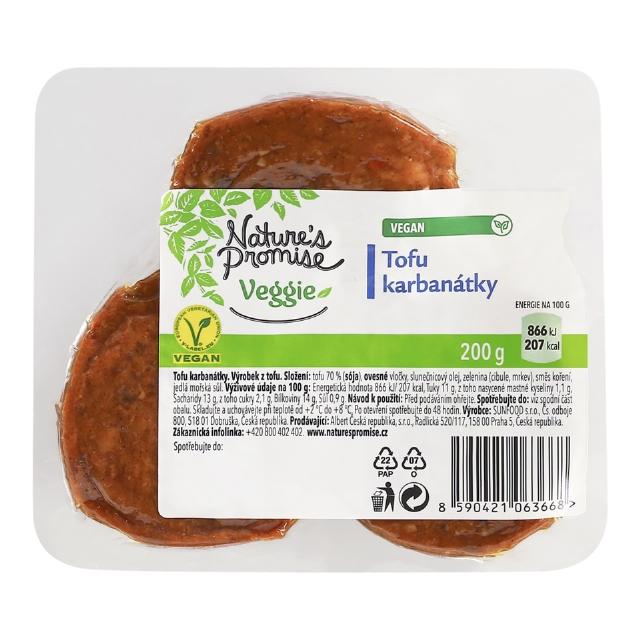 Nature's Promise Tofu karbanátky