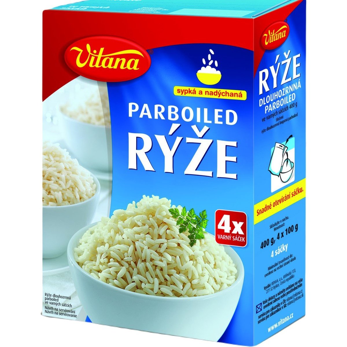 Vitana Rýže parboiled ve varných sáčcích