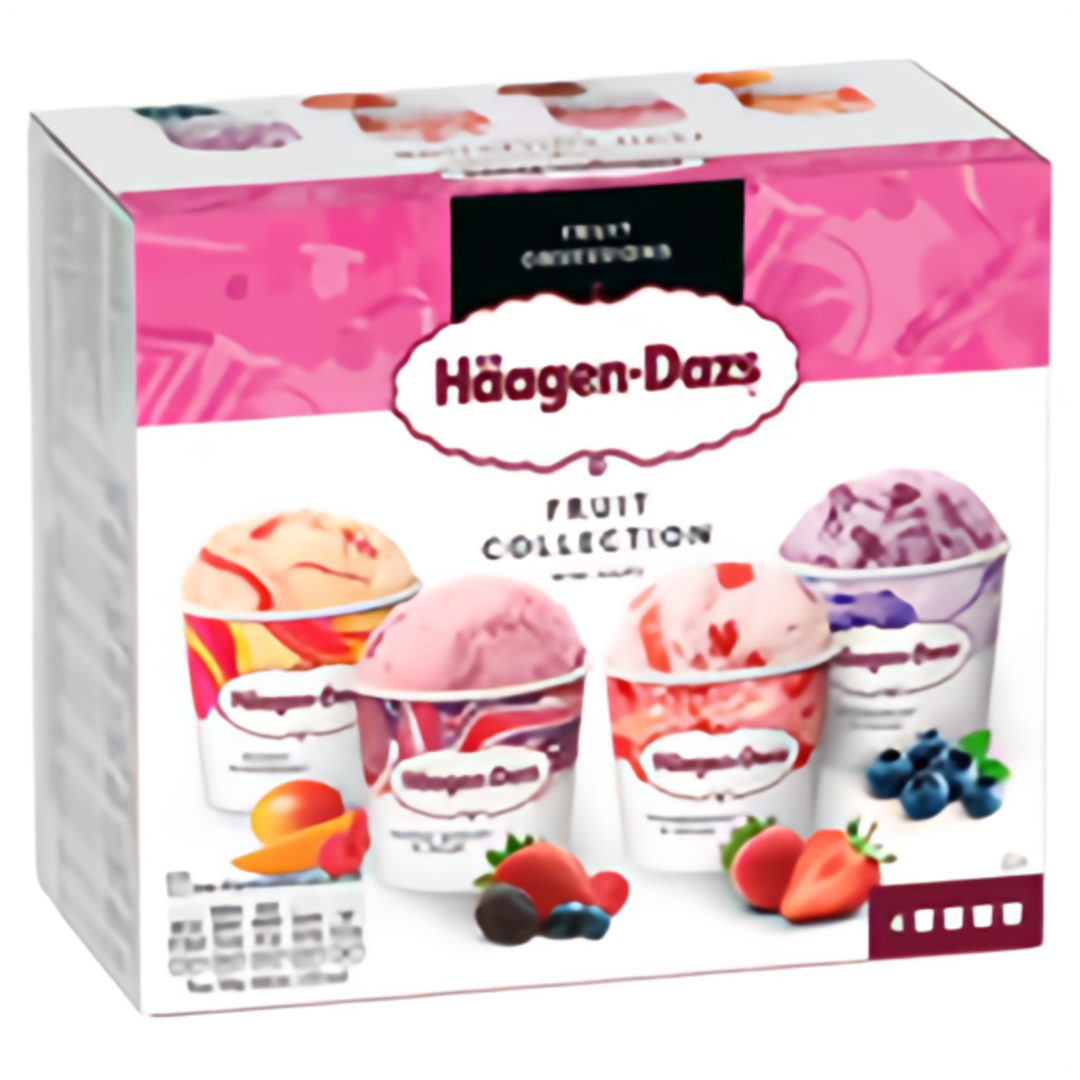 Häagen-Dazs Fruit Collection Mini Cups 4x95ml