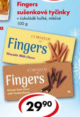 Fingers sušenkové tyčinky, 100 g