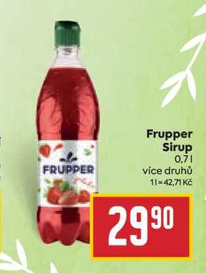 Frupper Sirup 0.7l