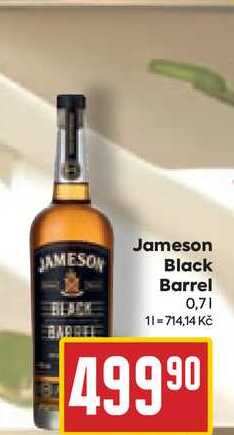 JAMESON Black Barrel 0,7l