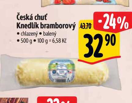 Česká chuť Knedlík bramborový 500 g