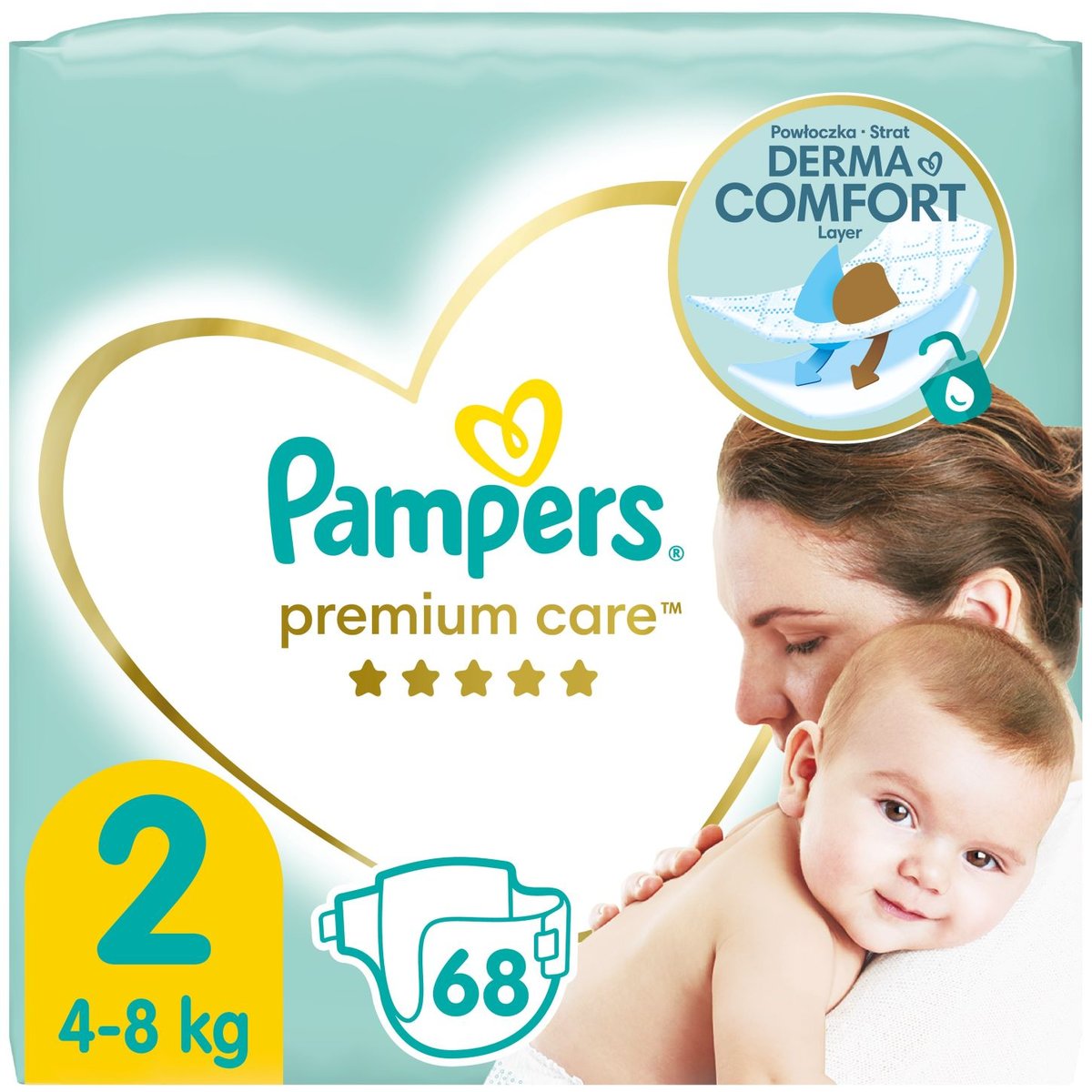 Pampers Premium care mini jednorázové plenky 2 (4–8 kg)