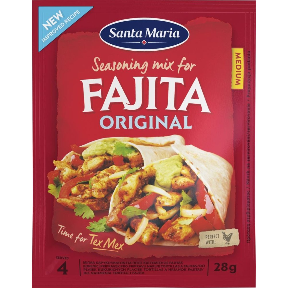 Santa Maria Tex Mex Fajita seasoning mix kořenící přípravek