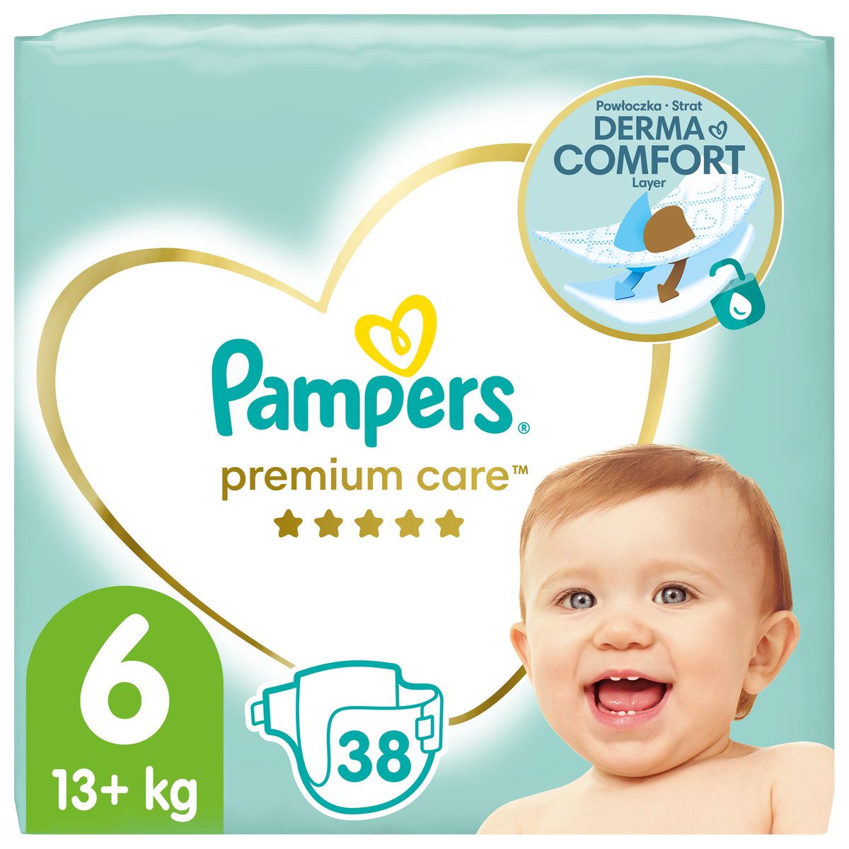 Pampers Premium Care jednorázové plenky 6 (13+ kg)