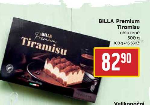 BILLA Premium Tiramisu chlazené 500 g
