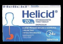 Helicid® 20 mg 14 enterosolventních tvrdých tobolek