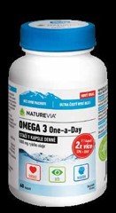 NatureVia® Omega 3 One-a-Day 60 kapslí