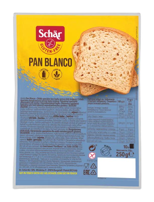 Schär Bezlepkový chléb Pan Blanco krájený, 250 g