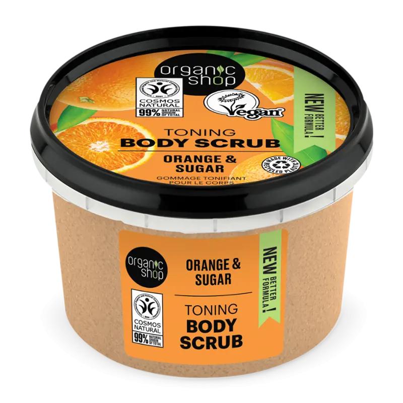 Organic Shop Tělový peeling Pomeranč a cukr, 250 ml