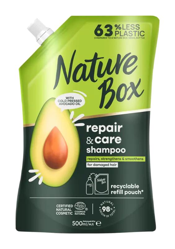 Nature Box Regenerační šampon Repair & Care Avocado, 500 ml