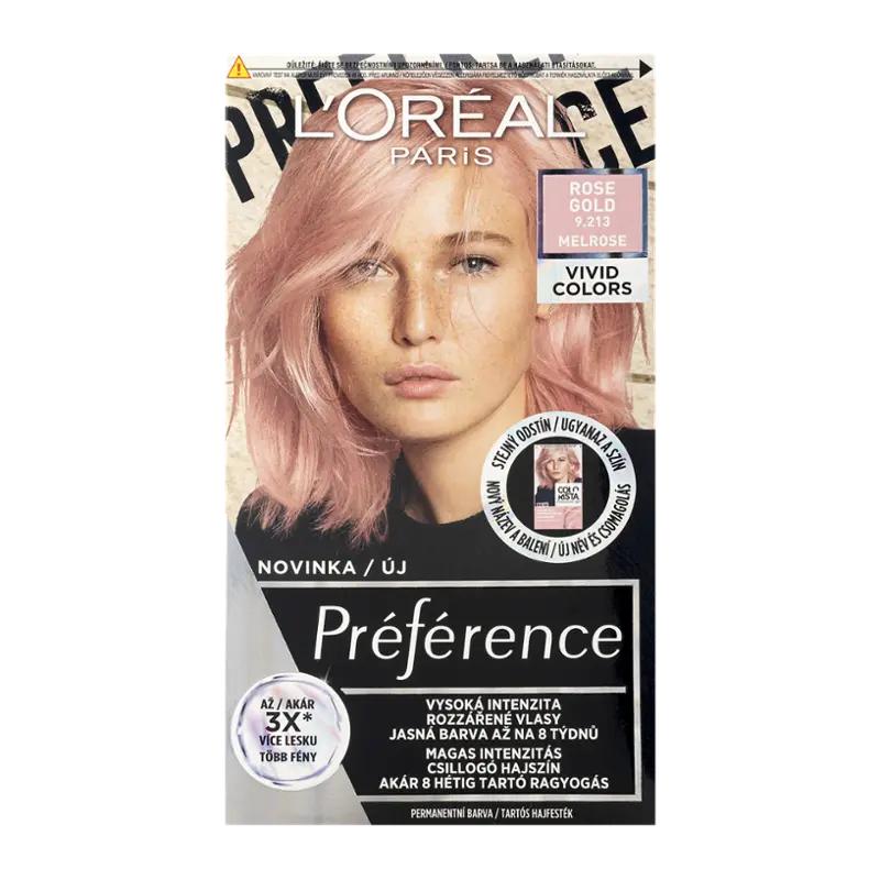 L'Oréal Barva na vlasy Préférence Vividis 9.213 rose gold, 1 ks