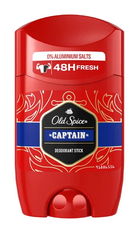 Old Spice Tuhý deodorant pro muže Captain, 50 ml