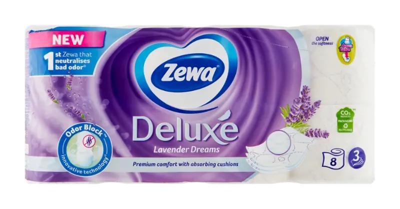 Zewa Toaletní papír Deluxe Lavender Dreams 3vrstvý, 8 ks