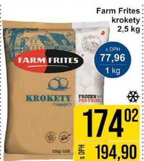 Farm Frites krokety, 2,5 kg