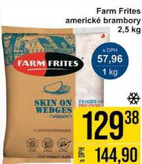Farm Frites americké brambory, 2,5 kg 
