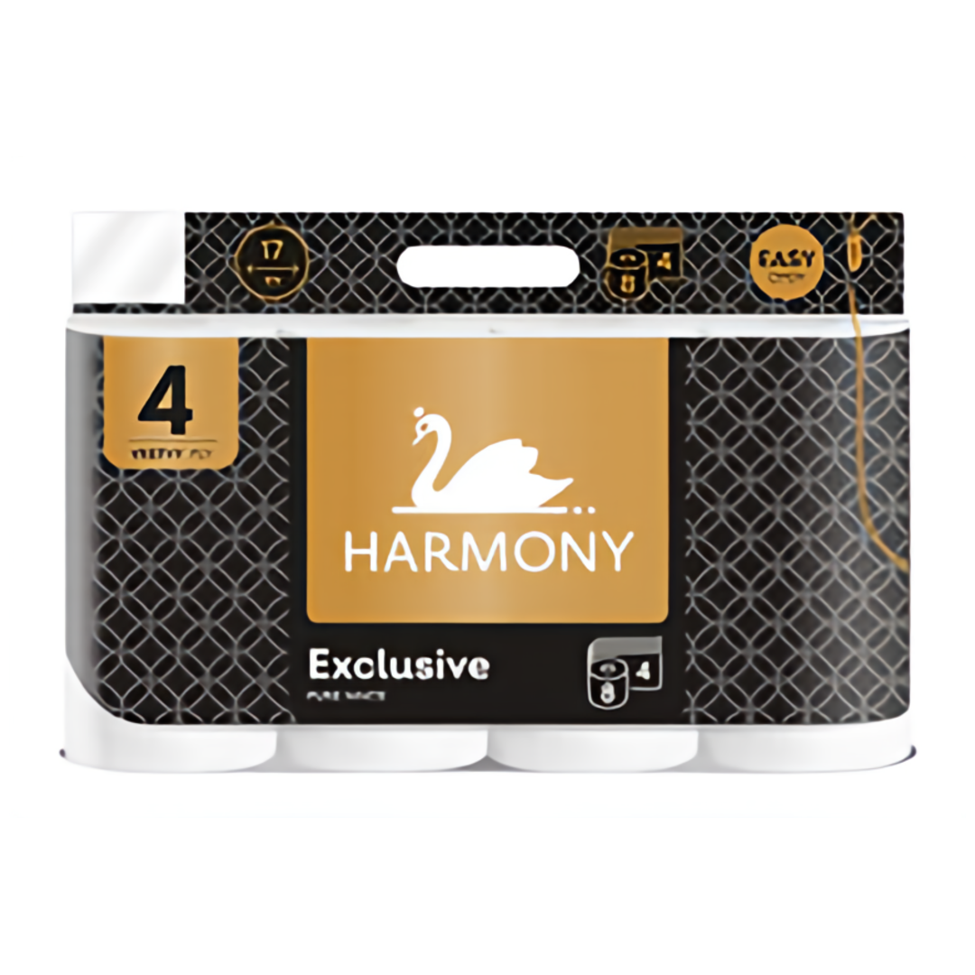 Harmony Exclusive Pure White Toaletní papír 4 vrstvý