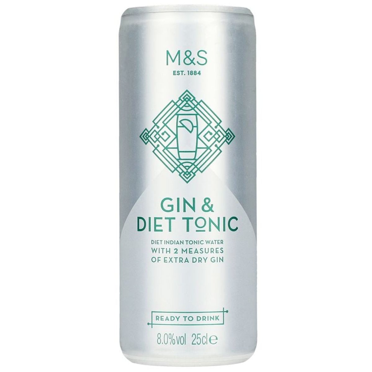 Marks & Spencer Alkoholický koktejl Gin & Tonic 8 %