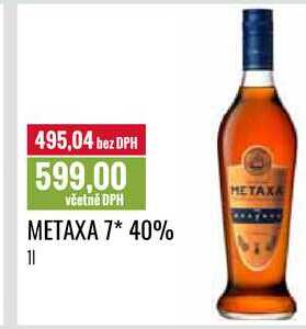 METAXA 7* 40% 1l