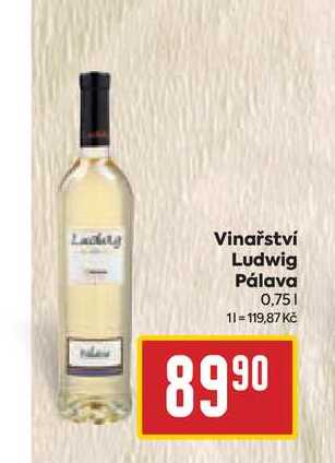 Ladang Vinařství Ludwig Ράιανα 0,75l