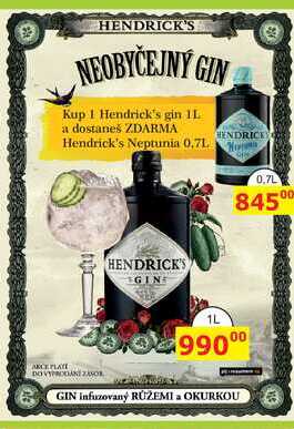 HENDRICK'S Gin 1l 