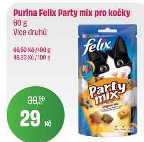 Purina Felix Party mix pro kočky 60 g 