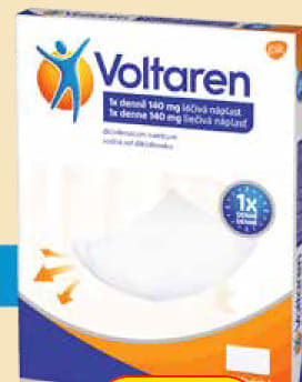 Voltaren 1× denně 140 mg léčivá náplast