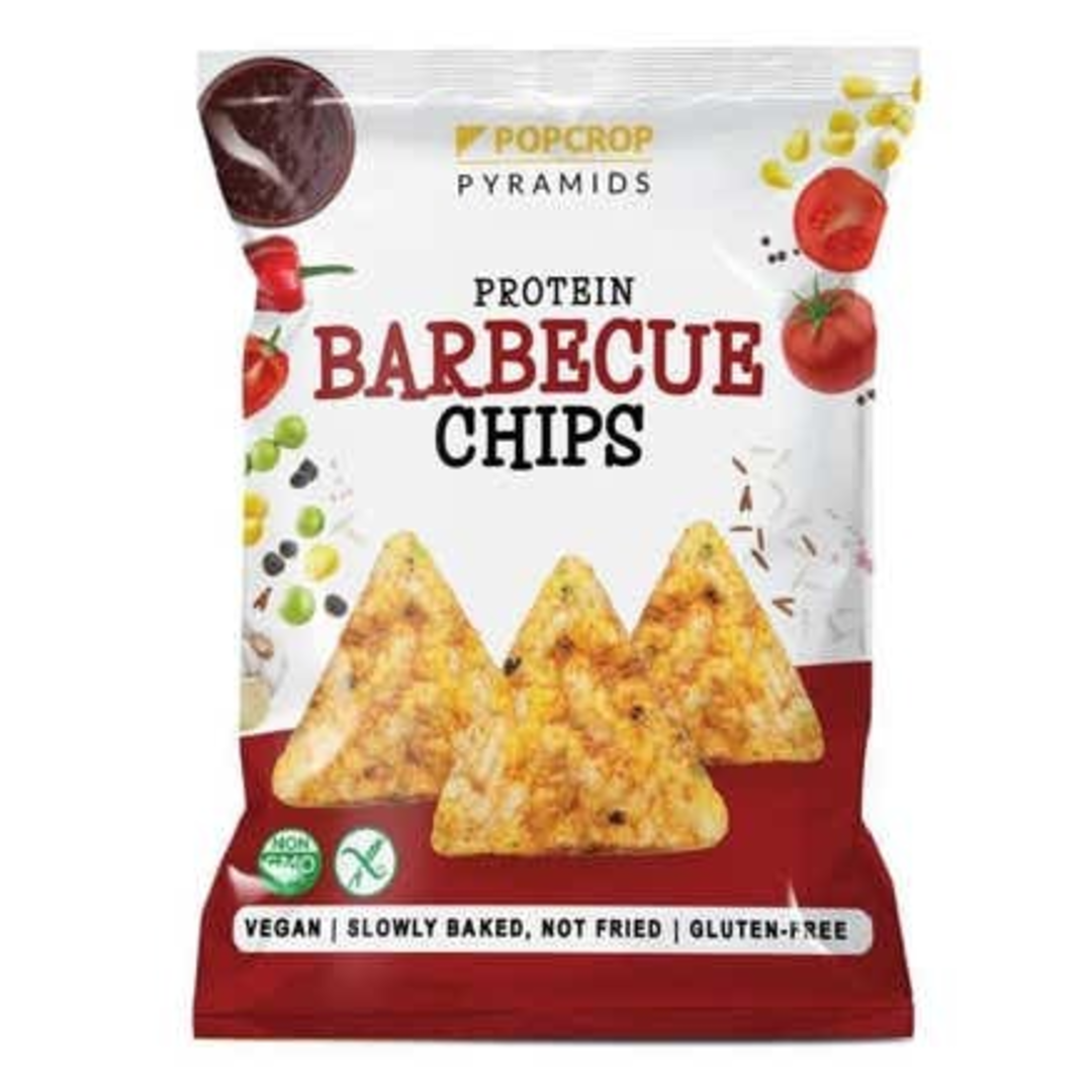 Popcrop Proteinové chipsy s barbecue příchutí