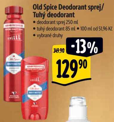 Old Spice Deodorant sprej/Tuhý deodorant, 250 ml, 85 ml 