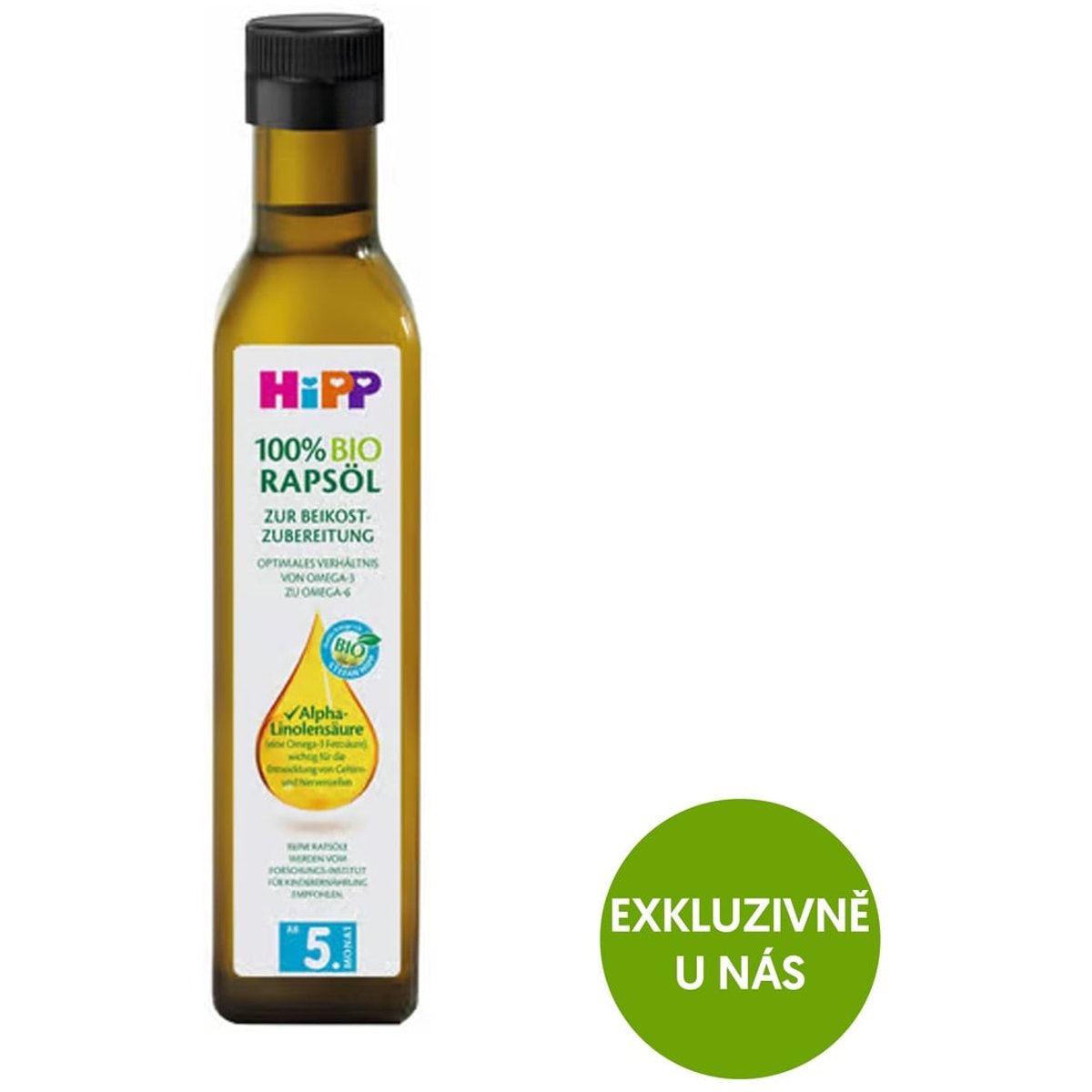 HiPP BIO Řepkový olej pro děti od 5. měsíce