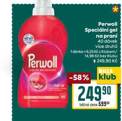 Perwoll Speciální gel na praní 40 dávek
