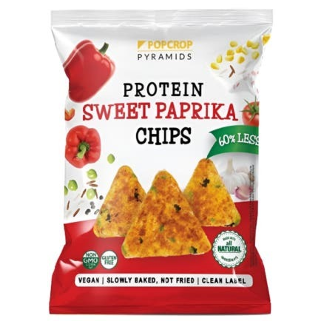Popcrop Proteinové chipsy s příchutí sladké papriky