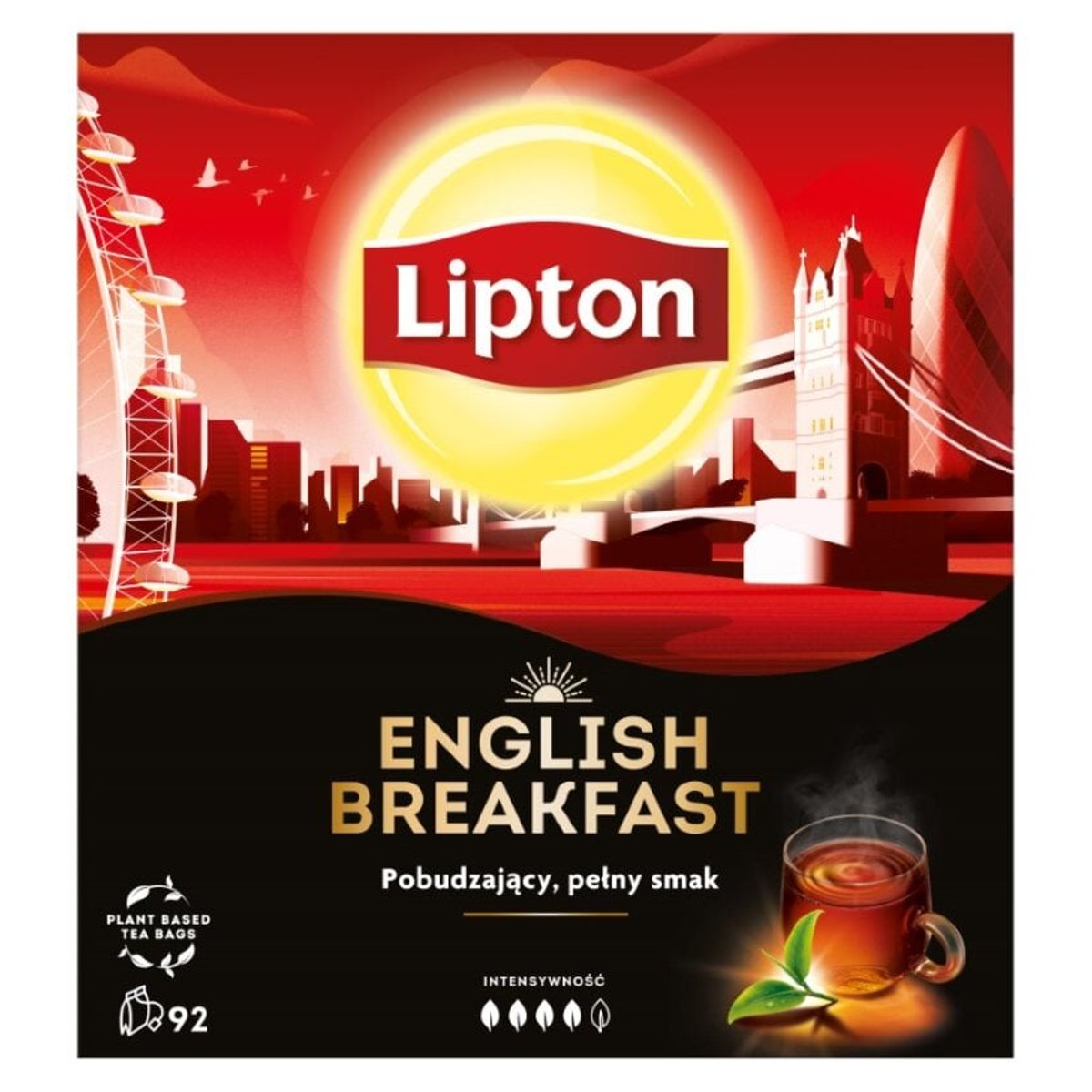 Lipton English Breakfast 92 čajových sáčků